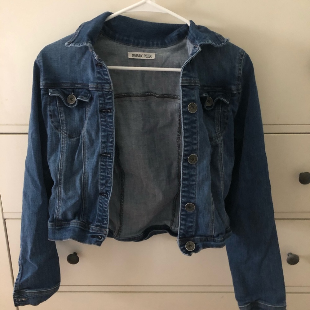 Dark wash jean jacket